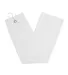 Carmel Towel Company C162523TGH Trifold Golf Towel in White front view