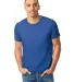 Alternative Apparel 1070CV Unisex Go-To T-Shirt in Heather royal front view