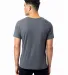 Alternative Apparel 1070CV Unisex Go-To T-Shirt in Dark heathr grey back view