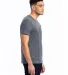 Alternative Apparel 1070CV Unisex Go-To T-Shirt in Dark heathr grey side view