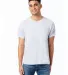 Alternative Apparel 1070CV Unisex Go-To T-Shirt in Lt heather grey front view