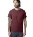 Alternative Apparel 1070CV Unisex Go-To T-Shirt in Heather currant front view