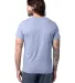 Alternative Apparel 1070CV Unisex Go-To T-Shirt in Hth stonewsh blu back view