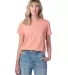 Alternative Apparel 1172CV Alternative Ladies' Her in Hth sunset coral front view