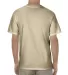 American Apparel 1701 Adult 5.5 oz., 100% Soft Spu in Sand back view