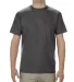 American Apparel 1701 Adult 5.5 oz., 100% Soft Spu in Heather charcoal front view