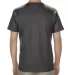 American Apparel 1701 Adult 5.5 oz., 100% Soft Spu in Heather charcoal back view