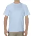 American Apparel 1701 Adult 5.5 oz., 100% Soft Spu in Powder blue front view
