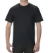 American Apparel 1701 Adult 5.5 oz., 100% Soft Spu in Black front view