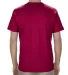 American Apparel 1701 Adult 5.5 oz., 100% Soft Spu in Cardinal back view