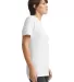 American Apparel 2001CVC Unisex CVC T-Shirt in White side view