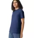 American Apparel 2001CVC Unisex CVC T-Shirt in Heather indigo side view