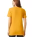 American Apparel 2001CVC Unisex CVC T-Shirt in Heather mustard back view