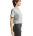 American Apparel 102 Ladies' Fine Jersey Boxy T-Sh in Heather grey side view