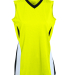 Augusta Sportswear 1356 Girls' Tornado Jersey in Pw yllw/ blk/ wh front view