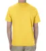 American Apparel 1301 Unisex Heavyweight Cotton T- in Yellow back view