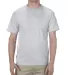 American Apparel 1301 Unisex Heavyweight Cotton T- in Silver front view