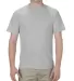 American Apparel 1301 Unisex Heavyweight Cotton T- in Heather grey front view