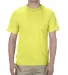 American Apparel 1301 Unisex Heavyweight Cotton T- in Safety green front view