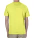 American Apparel 1301 Unisex Heavyweight Cotton T- in Safety green back view