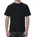 American Apparel 1301 Unisex Heavyweight Cotton T- in Black front view