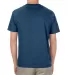 American Apparel 1301 Unisex Heavyweight Cotton T- in Harbor blue back view