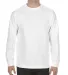 American Apparel 1304 Adult Long-sleeve T-shirt in White front view