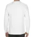 American Apparel 1304 Adult Long-sleeve T-shirt in White back view