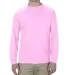 American Apparel 1304 Adult Long-sleeve T-shirt in Pink front view