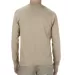 American Apparel 1304 Adult Long-sleeve T-shirt in Sand back view