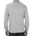 American Apparel 1304 Adult Long-sleeve T-shirt in Heather grey back view