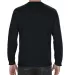 American Apparel 1304 Adult Long-sleeve T-shirt in Black back view