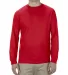 American Apparel 1304 Adult Long-sleeve T-shirt in Red front view