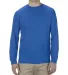 American Apparel 1304 Adult Long-sleeve T-shirt in Royal blue front view