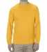 American Apparel 1304 Adult Long-sleeve T-shirt in Gold front view