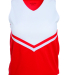 Augusta Sportswear 9110 Ladies' Pride Shell in Red/ white/white front view