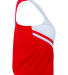 Augusta Sportswear 9110 Ladies' Pride Shell in Red/ white/white side view