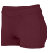 Augusta Sportswear 1233 Youth Dare Short in Maroon front view