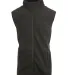 Burnside Clothing 3012 Men's Polar Fleece Vest in Hther charcoal front view