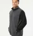 Burnside Clothing 3012 Men's Polar Fleece Vest in Hther charcoal side view