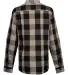 Burnside Clothing 5203 Ladies' Buffalo Plaid Woven in Black/ grey side view