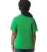 Gildan 64000B Youth Softstyle T-Shirt in Irish green back view