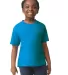 Gildan 64000B Youth Softstyle T-Shirt in Sapphire front view
