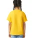 Gildan 64000B Youth Softstyle T-Shirt in Daisy back view