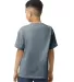 Gildan 64000B Youth Softstyle T-Shirt in Dark heather back view