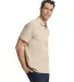 Gildan 64800 Men's Softstyle Double Pique Polo in Sand side view
