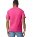 Gildan 65000 Unisex Softstyle Midweight T-Shirt in Heliconia back view
