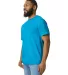 Gildan 65000 Unisex Softstyle Midweight T-Shirt in Sapphire side view