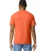 Gildan 65000 Unisex Softstyle Midweight T-Shirt in Orange back view