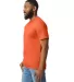 Gildan 65000 Unisex Softstyle Midweight T-Shirt in Orange side view